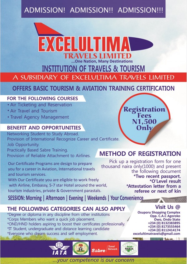 EXCELULTIMA TRAVELS LIMITED - Akure, Nigeria - Contact Number, Email ...